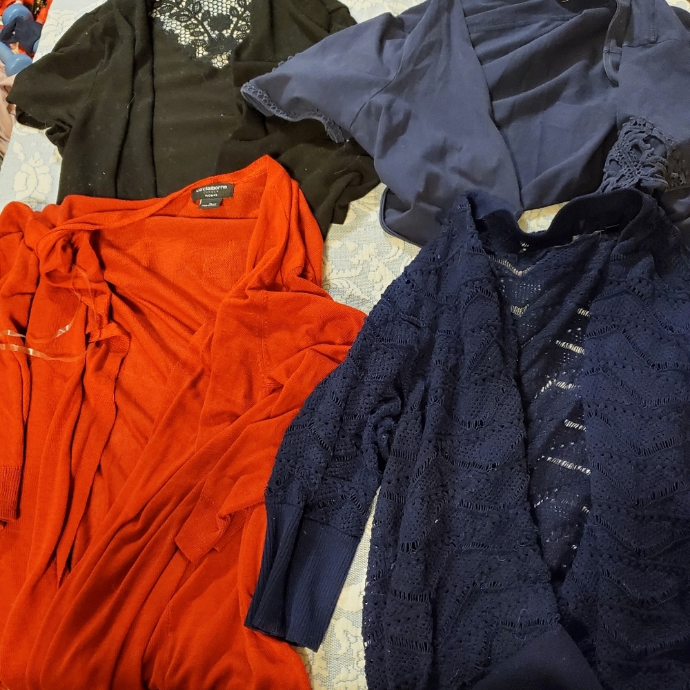 Lot of 4 1x cardigans
